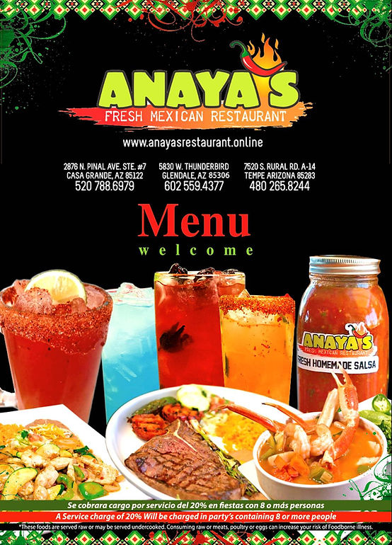 Savor the Best of Anayas Menu: A La Carte Delights Await!
