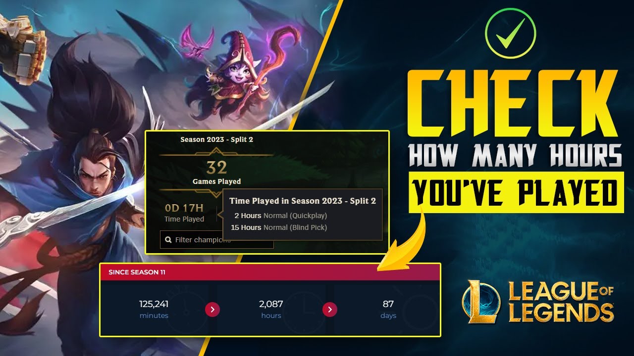 What is your total league of legends playtime? (Discover how to find out with these simple methods now)