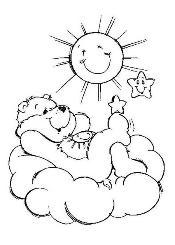 Color a Funshine Bear: Easy Coloring Pages for Little Hands Online.