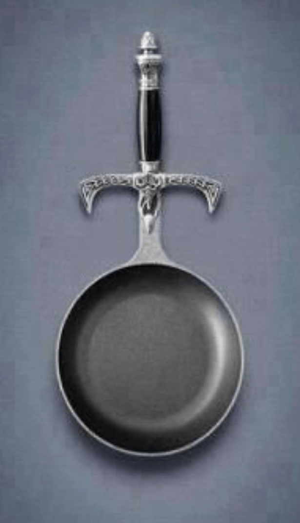 Eggscalibur™: The Ultimate Frying Pan with Sword Handle for Epic Cooking