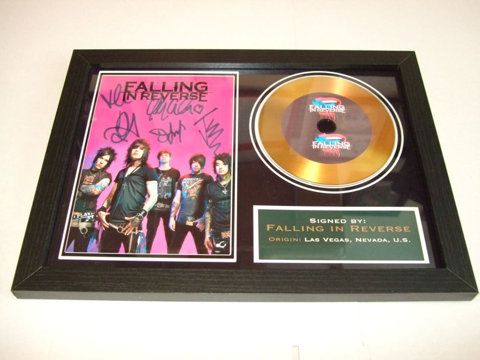 Get Your Falling In Reverse Signed Memorabilia Today!