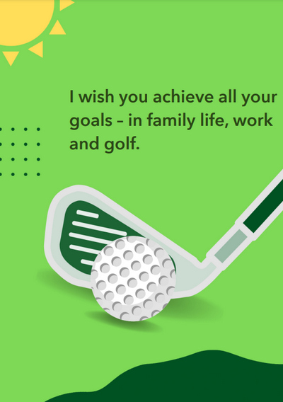 birthday wishes golfer