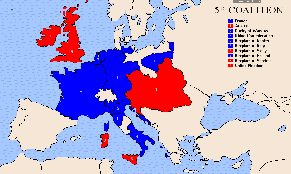 The Fifth Anti-French Coalition: Key Members and Their Roles