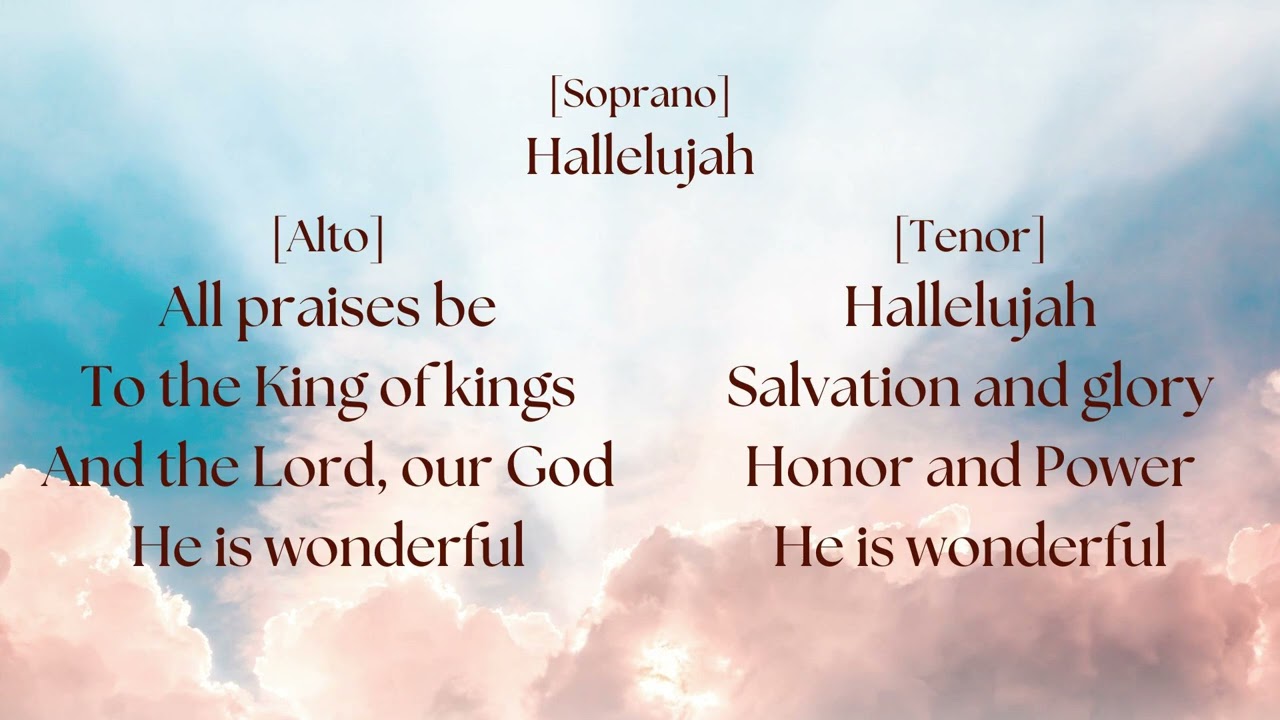 Hallelujah He Is Wonderful Lyrics: A Praise Anthem to the King of Kings