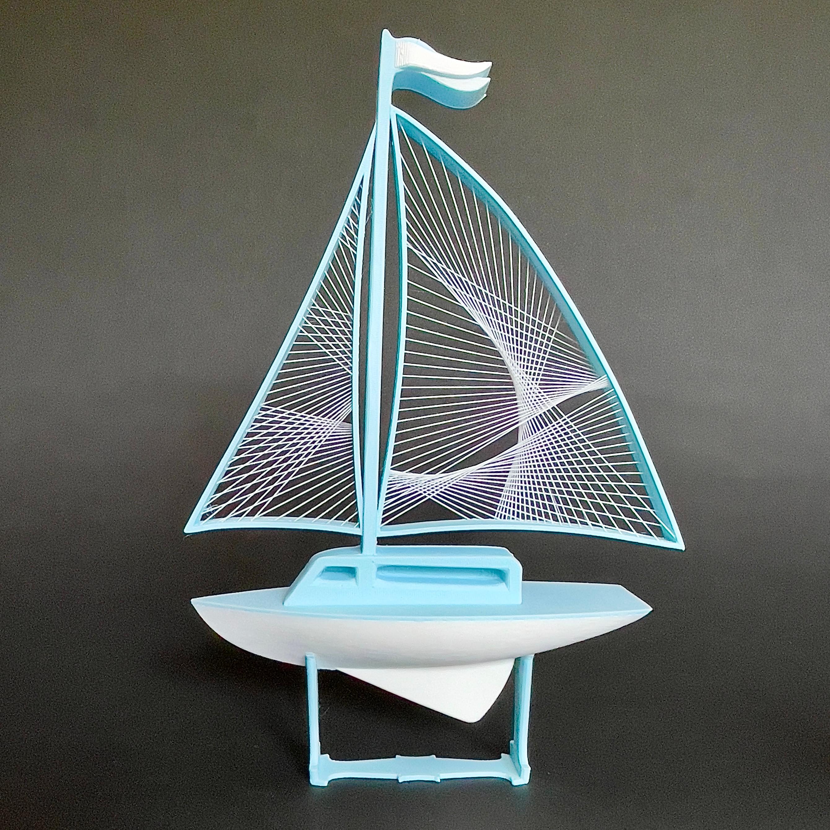 3d printed sailboat