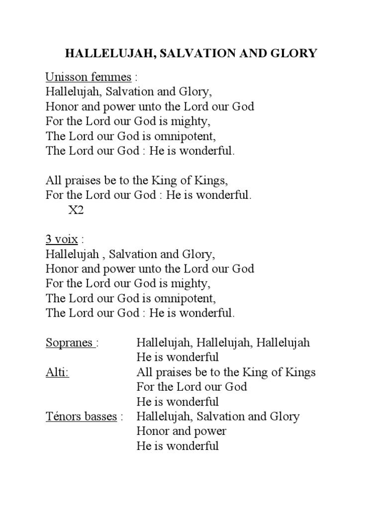 Hallelujah He Is Wonderful Lyrics: A Praise Anthem to the King of Kings