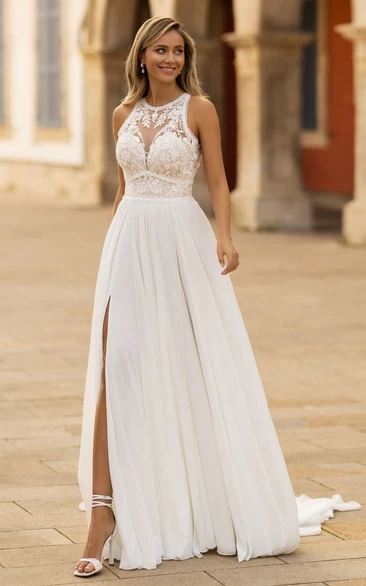 Elegant Racerback Wedding Dresses for a Modern Bridal Look