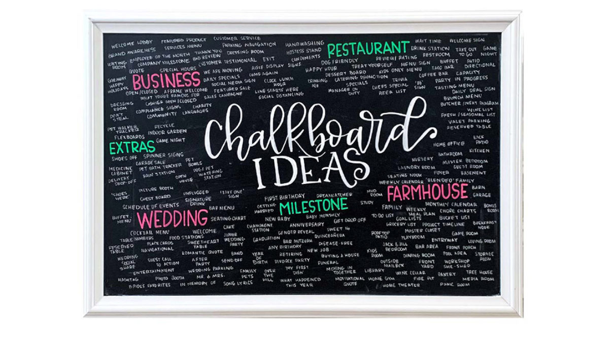 Clever Chalkboard Signs: Inspiring Ideas to Make Your Own Stand Out