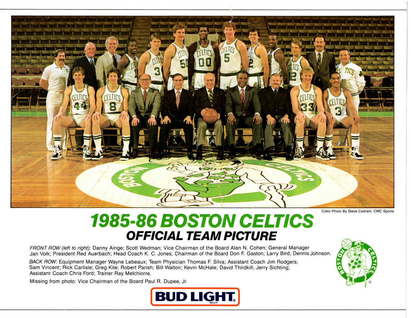 How to build the great NBA team? larry bird kevin mchale robert parish the classic case.