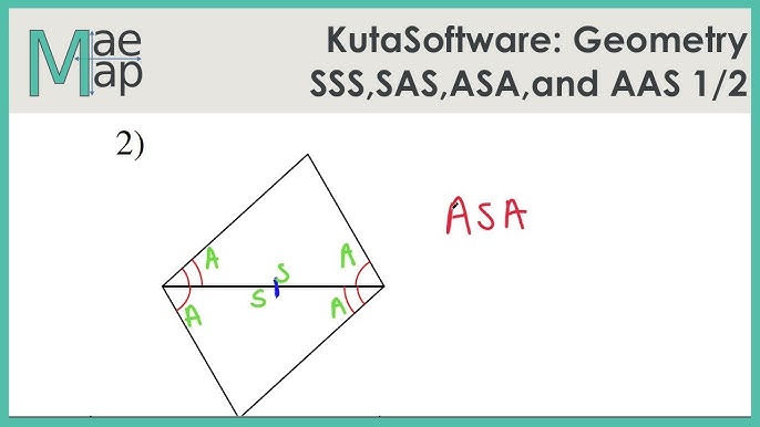 kuta software sss sas asa and aas congruence