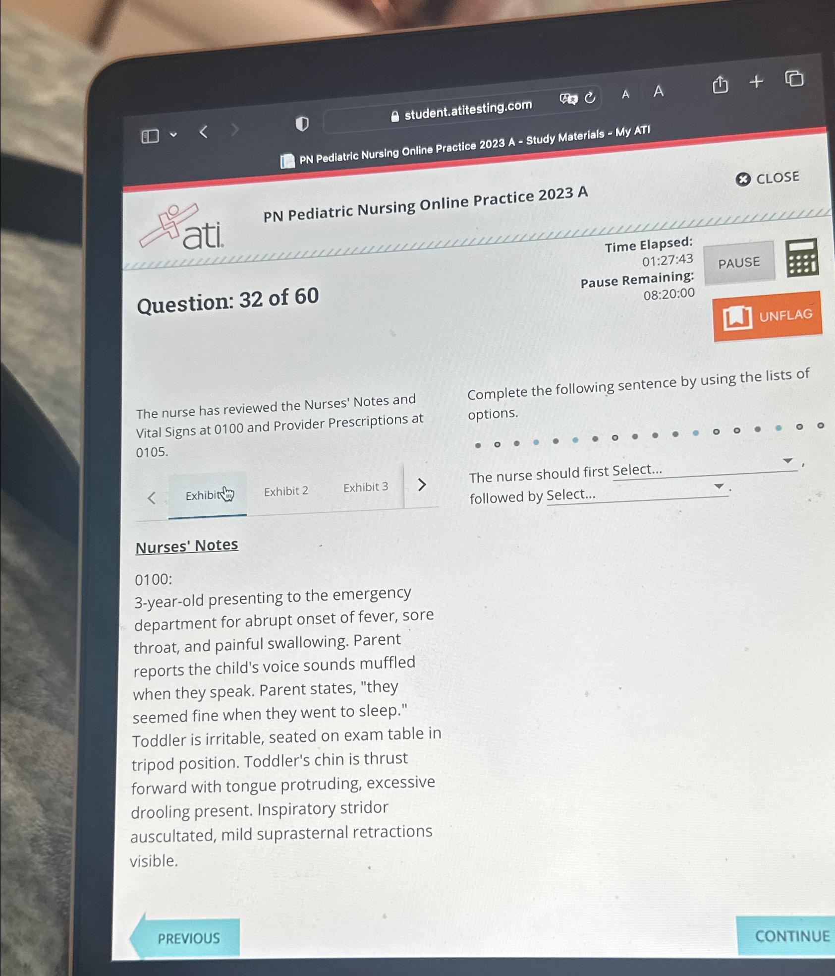 PN Pediatric Nursing Online Practice 2023 A: Key Concepts and Tips
