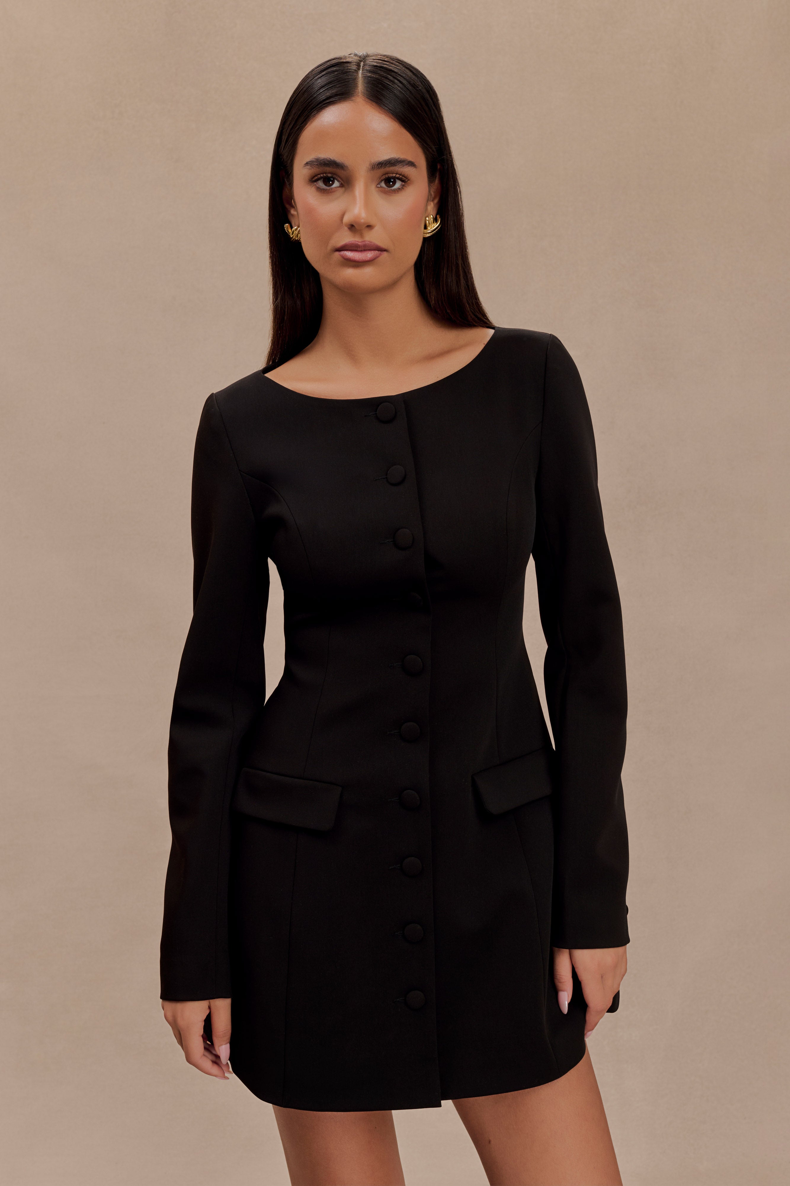 Chic and Timeless Boatneck Black Dresses for Women
